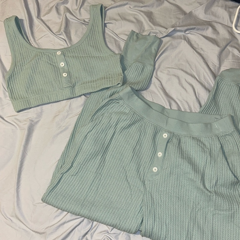 Old navy cyan comfy set.